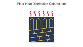 Floor Heat Distribution Colored Icon In Powerpoint Pptx Png And Editable Eps Format
