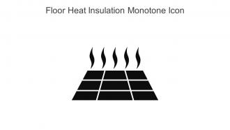 Floor Heat Insulation Monotone Icon In Powerpoint Pptx Png And Editable Eps Format
