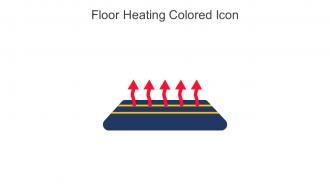 Floor Heating Colored Icon In Powerpoint Pptx Png And Editable Eps Format
