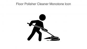 Floor Polisher Cleaner Monotone Icon In Powerpoint Pptx Png And Editable Eps Format