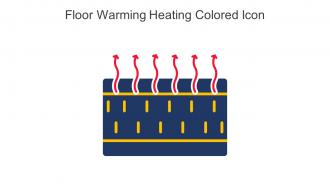 Floor Warming Heating Colored Icon In Powerpoint Pptx Png And Editable Eps Format