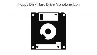 Floppy Disk Hard Drive Monotone Icon In Powerpoint Pptx Png And Editable Eps Format
