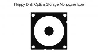 Floppy Disk Optica Storage Monotone Icon In Powerpoint Pptx Png And Editable Eps Format