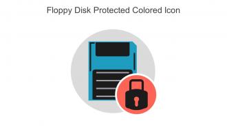 Floppy Disk Protected Colored Icon In Powerpoint Pptx Png And Editable Eps Format