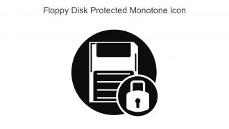 Floppy Disk Protected Monotone Icon In Powerpoint Pptx Png And Editable Eps Format