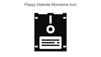 Floppy Diskette Monotone Icon In Powerpoint Pptx Png And Editable Eps Format