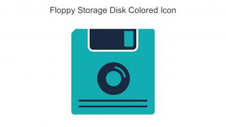 Floppy Storage Disk Colored Icon In Powerpoint Pptx Png And Editable Eps Format
