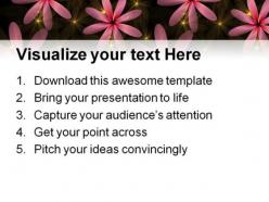 Floral glow abstract powerpoint templates and powerpoint backgrounds 0311