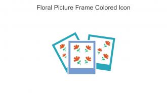 Floral Picture Frame Colored Icon In Powerpoint Pptx Png And Editable Eps Format
