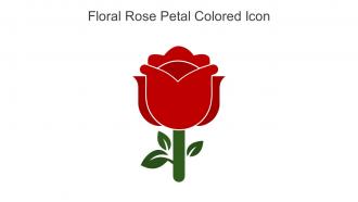 Floral Rose Petal Colored Icon In Powerpoint Pptx Png And Editable Eps Format