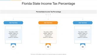 Florida State Income Tax Percentage In Powerpoint And Google Slides Cpb