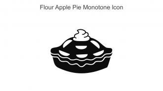 Flour Apple Pie Monotone Icon In Powerpoint Pptx Png And Editable Eps Format