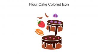 Flour Cake Colored Icon In Powerpoint Pptx Png And Editable Eps Format