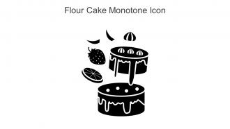 Flour Cake Monotone Icon In Powerpoint Pptx Png And Editable Eps Format