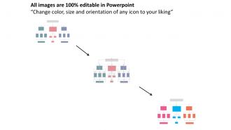 Flow chart for business process flat powerpoint design