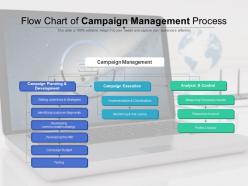 Flow chart of campaign management process