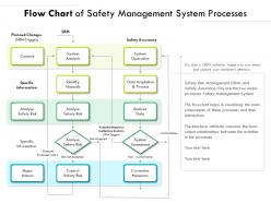 Flow chart of safety management system processes