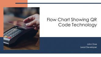 Flow Chart Showing QR Code Technology PPT Information AT