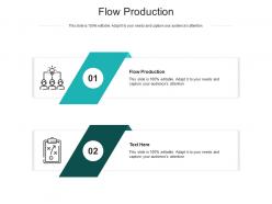 Flow production ppt powerpoint presentation inspiration brochure cpb