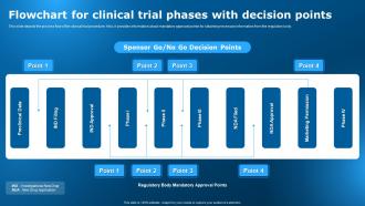 Flowchart For Clinical Trial Phases With Decision Points Clinical Research Trial Stages