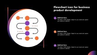 Flowchart Icon For Business Product Development