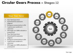 Flowchart process diagram stages 2