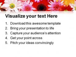 Flower nature powerpoint templates and powerpoint backgrounds 0511