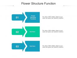 Flower structure function ppt powerpoint presentation outline graphics template cpb