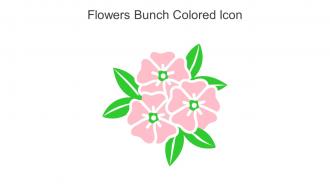 Flowers Bunch Colored Icon In Powerpoint Pptx Png And Editable Eps Format
