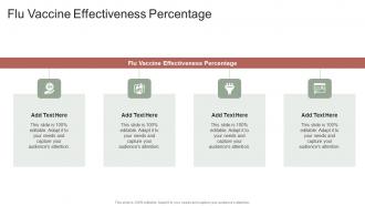 Flu Vaccine Effectiveness Percentage In Powerpoint And Google Slides Cpb