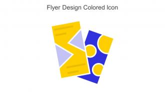 Flyer Design Colored Icon In Powerpoint Pptx Png And Editable Eps Format