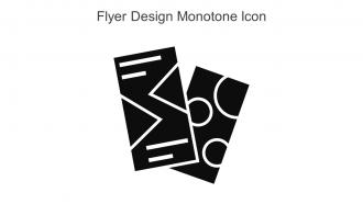 Flyer Design Monotone Icon In Powerpoint Pptx Png And Editable Eps Format