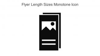 Flyer Length Sizes Monotone Icon In Powerpoint Pptx Png And Editable Eps Format