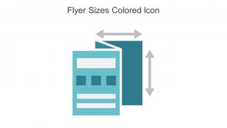 Flyer Sizes Colored Icon In Powerpoint Pptx Png And Editable Eps Format