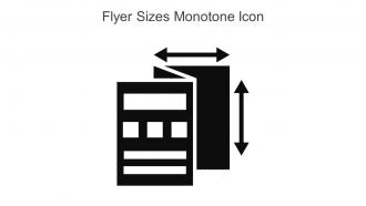 Flyer Sizes Monotone Icon In Powerpoint Pptx Png And Editable Eps Format