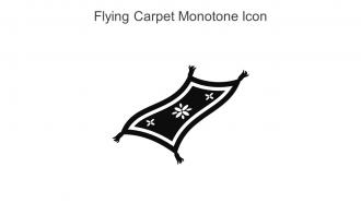 Flying Carpet Monotone Icon In Powerpoint Pptx Png And Editable Eps Format