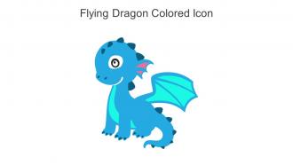 Flying Dragon Colored Icon In Powerpoint Pptx Png And Editable Eps Format