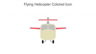 Flying Helicopter Colored Icon In Powerpoint Pptx Png And Editable Eps Format