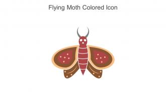 Flying Moth Colored Icon In Powerpoint Pptx Png And Editable Eps Format