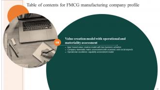 FMCG Manufacturing Company Profile Powerpoint Presentation Slides Images Visual