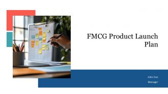 FMCG Product Launch Plan PPT Mockup AT