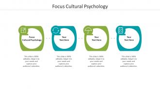 Focus cultural psychology ppt powerpoint presentation inspiration cpb