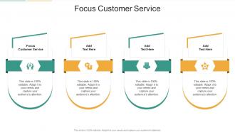 Focus Customer Service In Powerpoint And Google Slides Cpb