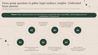 Focus Group Questions To Gather Target How To Successfully Conduct Market Research MKT SS V