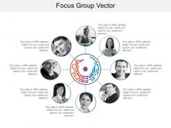 Focus group vector