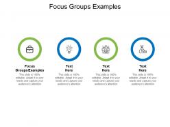 Focus groups examples ppt powerpoint presentation portfolio show cpb