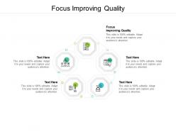 Focus improving quality ppt powerpoint presentation ideas guidelines cpb