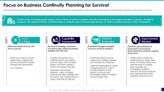 Focus on business continuity covid 19 business survive adapt post recovery