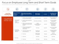 Focus on employee long term and short term goals employee intellectual growth ppt guidelines