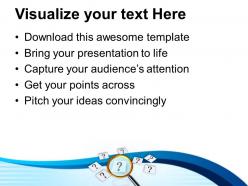 Focus on questions raising in mind powerpoint templates ppt themes and graphics 0513